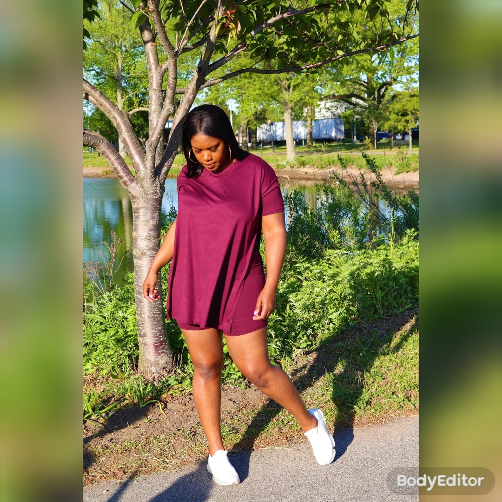 2 Piece Basic Oversized Set - Picture 3 of 3